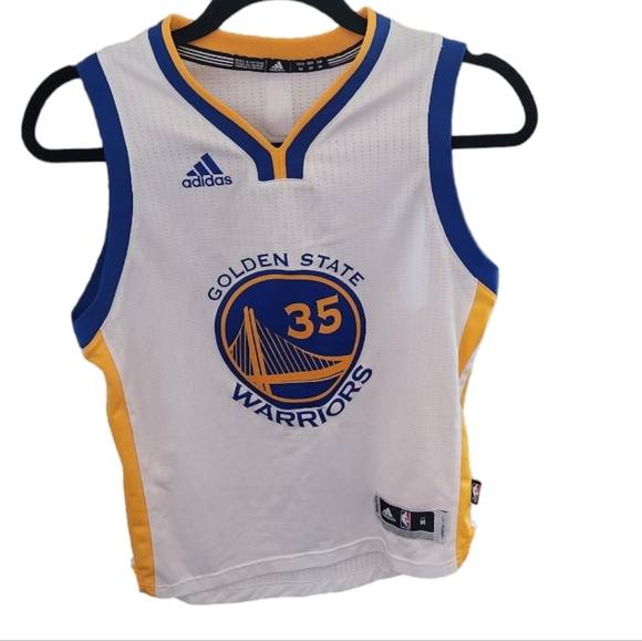 Kevin Durant Golden State Warriors Youth Adidas Jersey - Picture 1 of 11